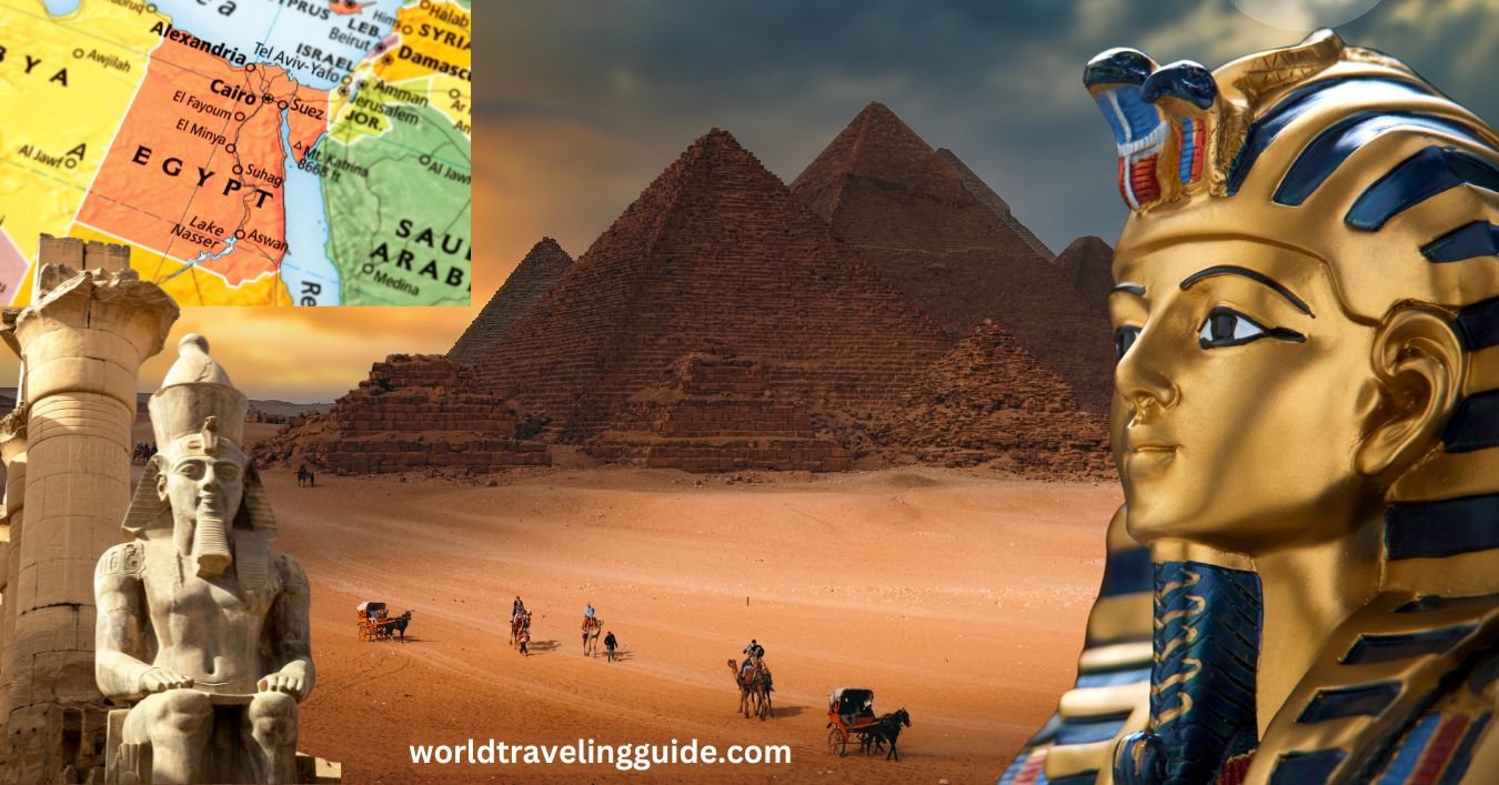 Top Spots in Egypt Map With Tourist Attractions