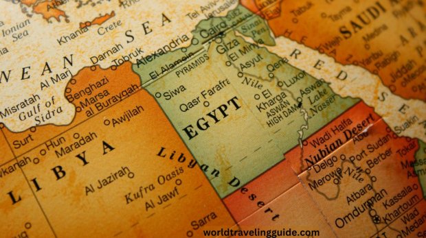 Top Spots in Egypt Map With Tourist Attractions